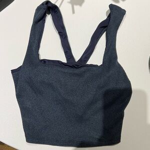 ALO Yoga Bra Tank Top in Navy Blue